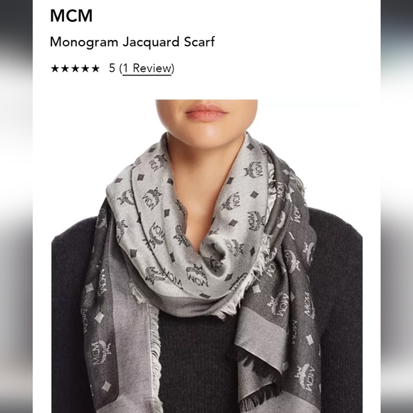 MCM shawl scarf - Picture 7 of 16